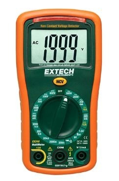 EXTECH EX310 : 9 Function Mini MultiMeter + Non-Contact Voltage Detector