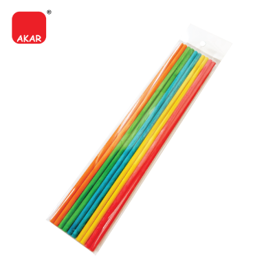 6mm Round Wood Stick 30 cm Colour (10 pcs)