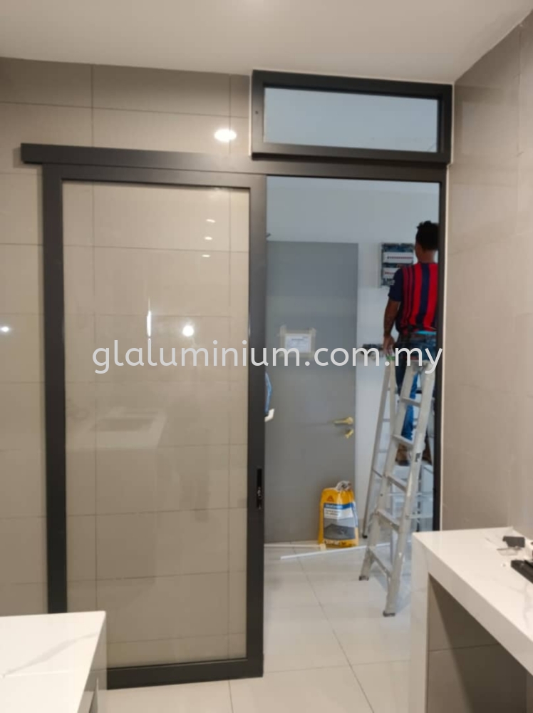 One Panel Hanging Sliding Doors Above Fit Glass Legend Height Sri one-panel-hanging-sliding-doors-above-fit-glass-legend-height-sri