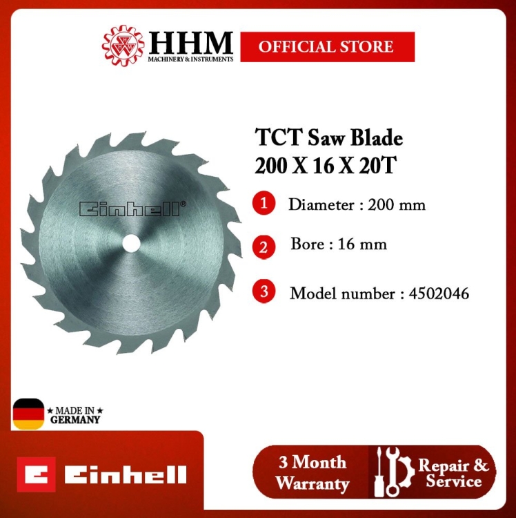 EINHELL TCT Saw Blade 200 x 16 x 20 T (4502046)