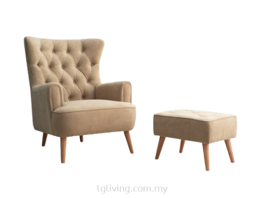 VENICE WING CHAIR + STOOL