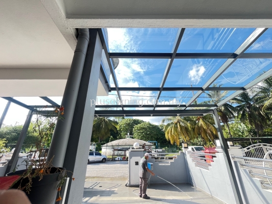 GLASS ROOFING HOLLOW TYPE @LORONG CERGAS, TAMAN CONNAUGHT, KUALA LUMPUR 