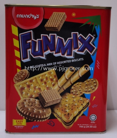 MUNCHYS FUNMIX ASSORTED BISCUITS 700GM