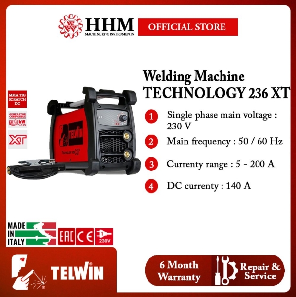 TELWIN Inverter MMA TIG Welding Machine C TECHNOLOGY 236 XT