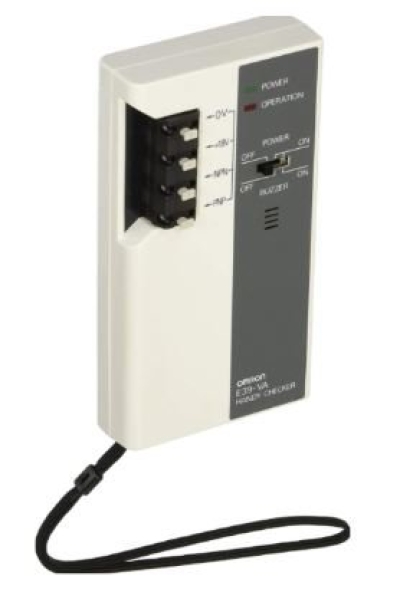 Omron E39-VA Handheld Power Supply to Check Sensor Operation