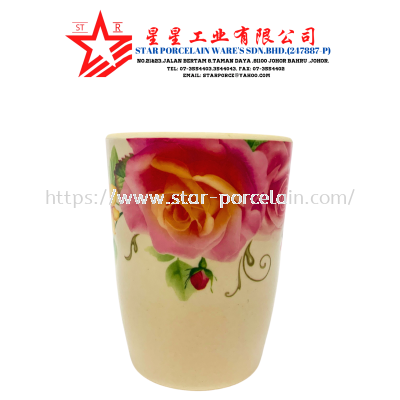 80Z TUMBLER (PINK ROSE)