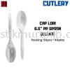 CAP LORI 6.5" PP SPOON (CLEAR) CUTLERY