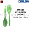 CAP LORI 6.5" PP SPOON (GREEN) CUTLERY