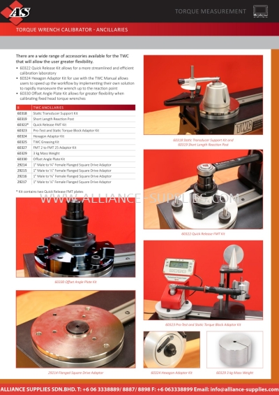 NORBAR Torque Wrench Calibrator - Ancillaries