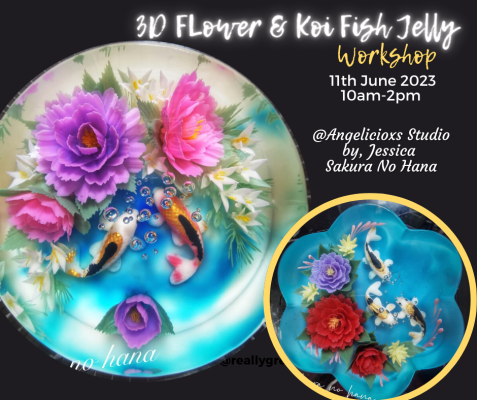 3D Flora Jelly and Koi Workshop 