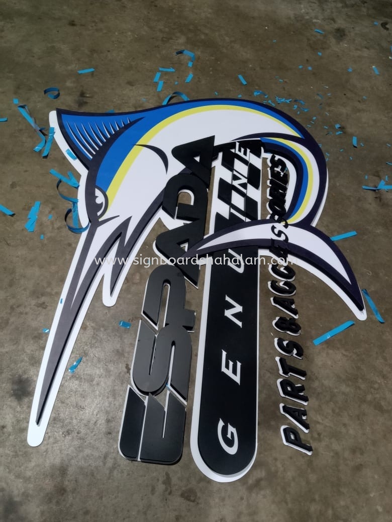 SPEED 9 OUTDOOR PVC FOAM BOARD 3D LETTERING SIGNAGE AT KUANTAN AIR PUTIH 