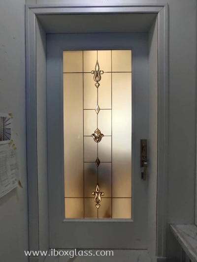 Stained Glass Overlay Door