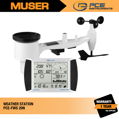 PCE-FWS 20N Weather Station | PCE Instruments by Muser