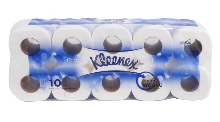 KLEENEX Bathroom Tissue 3-ply (Clean Weave Design) (50940)