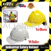  TOP QUALITY 1PC Industrial Safety Helmet (Yellow / White) Helmet Safety & Security