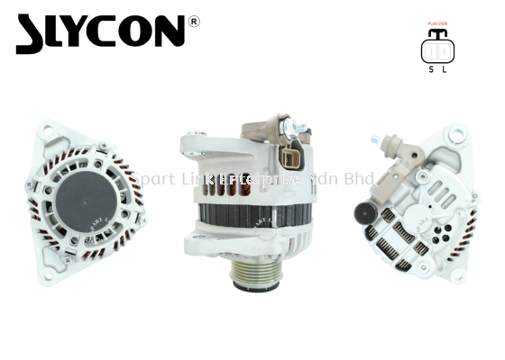 Alternator Proton Persona Y2007-Y2016 (SLYCON) 12V 90A 2Pin 6PK with Clutch Pulley New