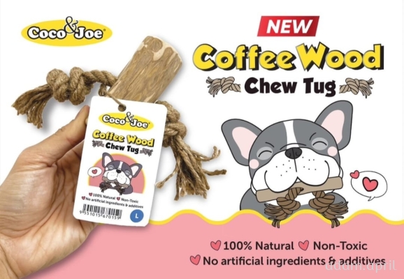 COCO&JOE COFFEE WOOD CHEW TUG