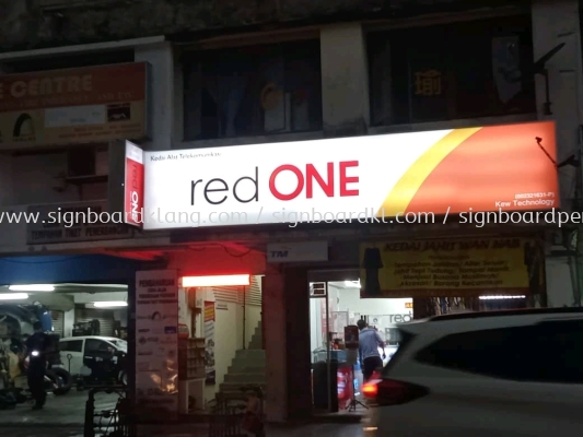 Red One Lightbox Signage Signboard At Rawang Selangor