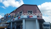 GDex Aluminium Ceiling Trism Base 3d Box Up Led Frontlit Lettering Logo Signage Signboard At Rawang Selangor Klang Kepong Subang Cheras Kuala Lumpur  Aluminum Ceiling Trim Casing 3D Box Up Signboard