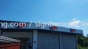 GDex Aluminium Ceiling Trism Base 3d Box Up Led Frontlit Lettering Logo Signage Signboard At Johor  3D ALUMINIUM CEILING TRIM CASING BOX UP SIGNBOARD