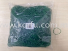 9005 A 1.5" Green RUBBER BAND & STRAW & TALI (Rope)