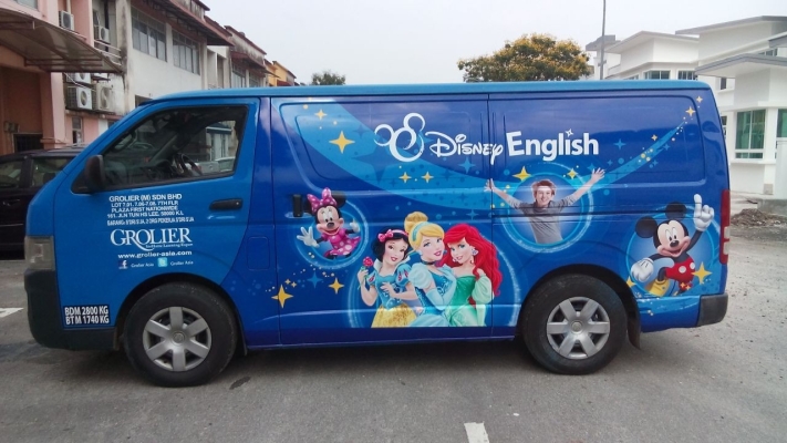 Van Advertising For Disney