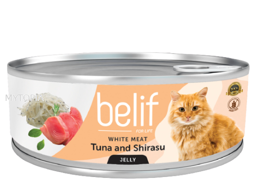 BELIF TUNA & SHIRASU IN JELLY 80G x 6