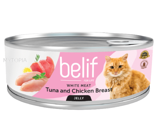 BELIF TUNA & CHICKEN BREAST IN JELLY 80G x 6