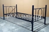 Hostel Furniture - MSB-5-50B-L2 - Single Metal Bed Frame (50mm)