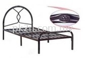 Hostel Furniture - MSB-11-38C-T2 - Single Metal Bed Frame (32mm)
