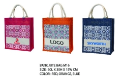 BATIK JUTE BAG M16