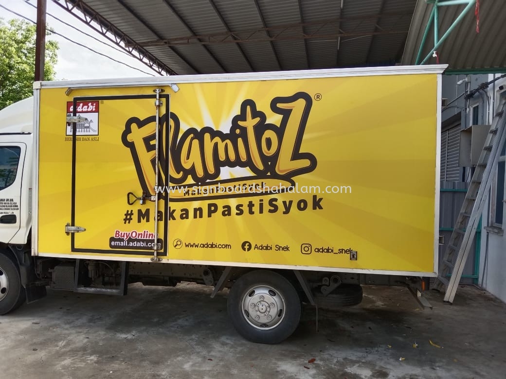  TRUCK LORRY & VAN STICKER PRINTING AT KUALA LUMPUR 