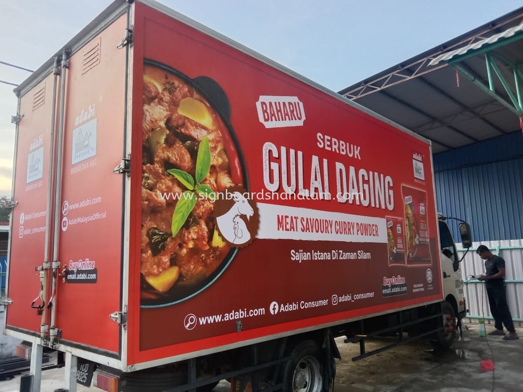  TRUCK LORRY & VAN STICKER PRINTING AT KUALA LUMPUR 