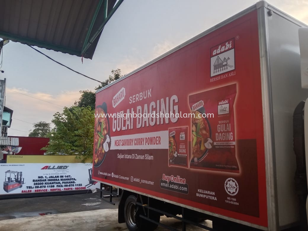  TRUCK LORRY & VAN STICKER PRINTING AT KUALA LUMPUR 