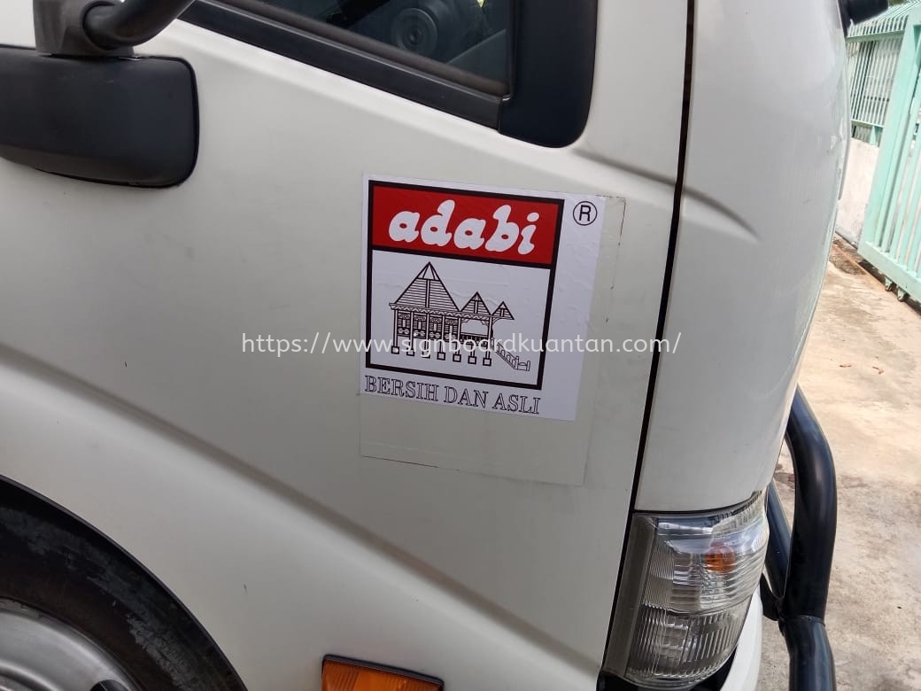 TRUCK LORRY & VAN STICKER PRINTING AT KUANTAN AIR PUTIH 