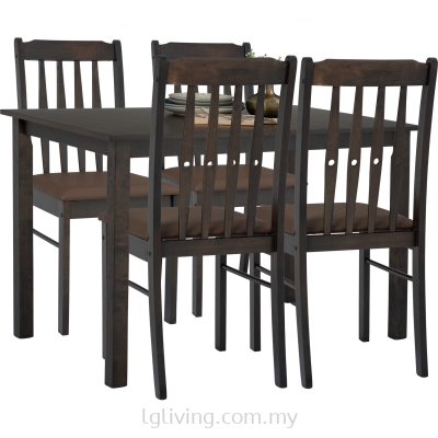 CREMINI DINING SET 1+4 