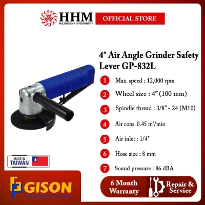 GISON 4 Air Angle Grinder Safety Lever, 12,000 rpm (GP-832L)