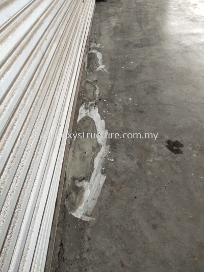 Teh Boh factory flooring repairing 
