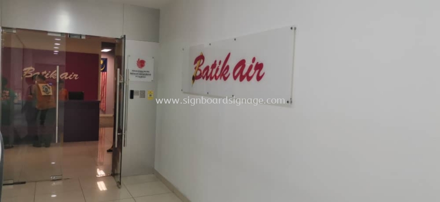 Batik air - Indoor Acrylic Paster Frame - Ampang