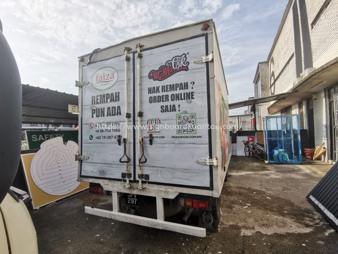 TRUCK LORRY & VAN STICKER PRINTING AT KUALA TERENGGANU TOWN