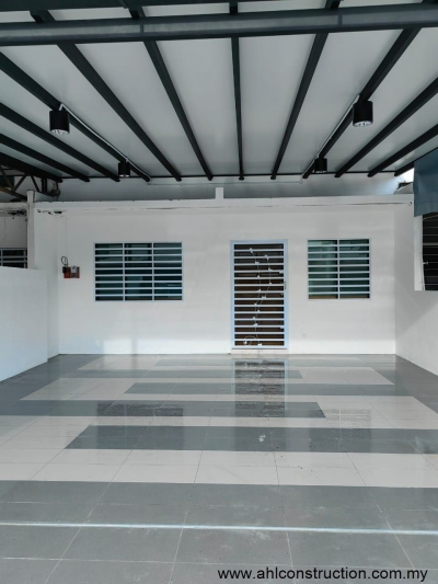 Ipoh Carporch Flooring Tile Work