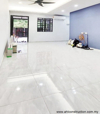 Ipoh Living Hall Floor Tile Works