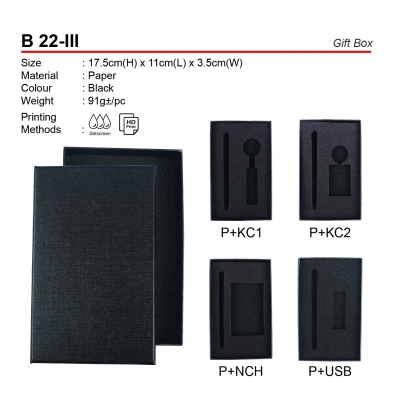 B 22-III Gift Box