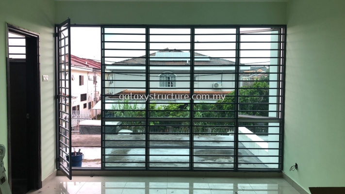 To fabrication,supply and install whole house powder coated window grille,sliding grille & door grille - Tmn Sejati