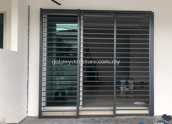 To fabrication,supply and install whole house powder coated window grille,sliding grille & door grille - Tmn Sejati