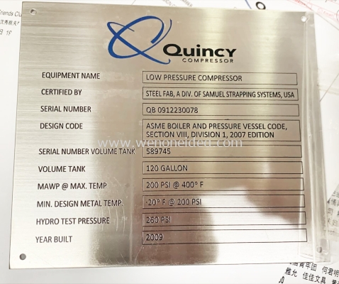 SS 304 Plate 2mm 2C Etching