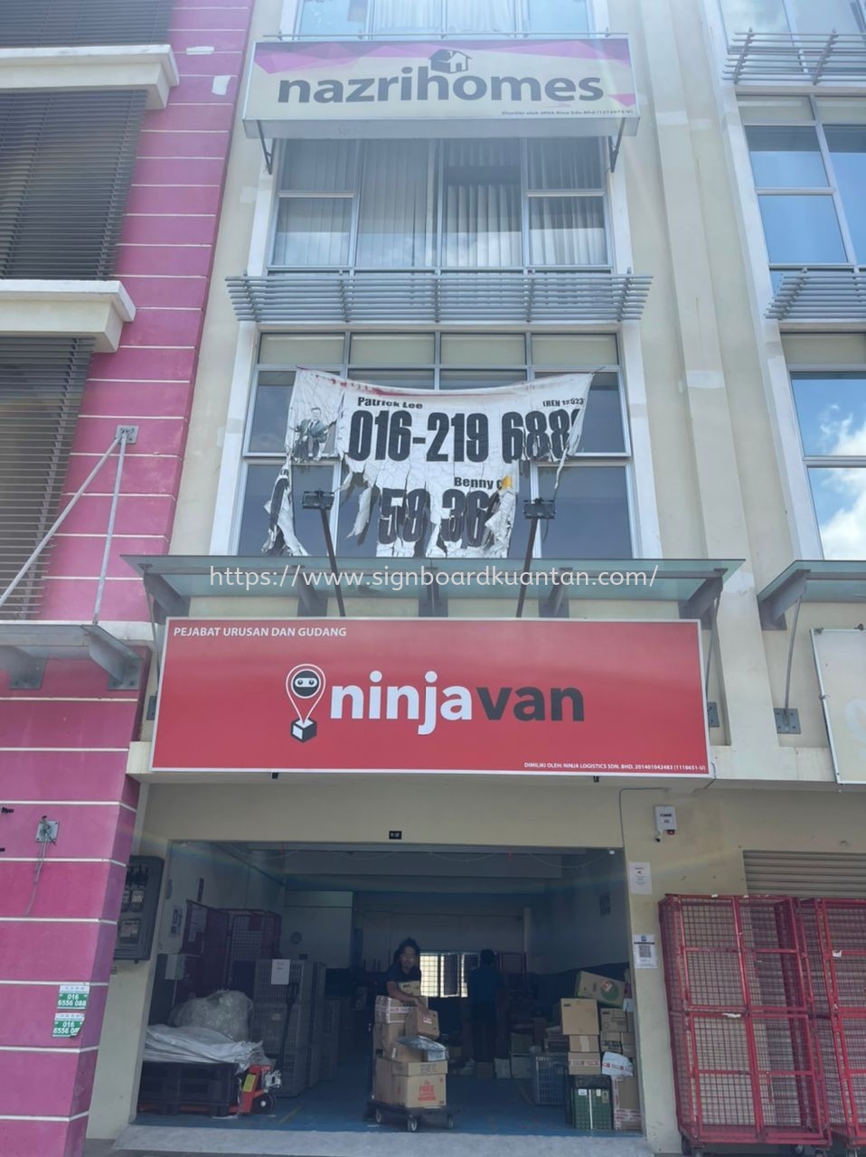 NINJAVAN METAL G.I SIGNAGE AT KUANTAN AIR PUTIH 