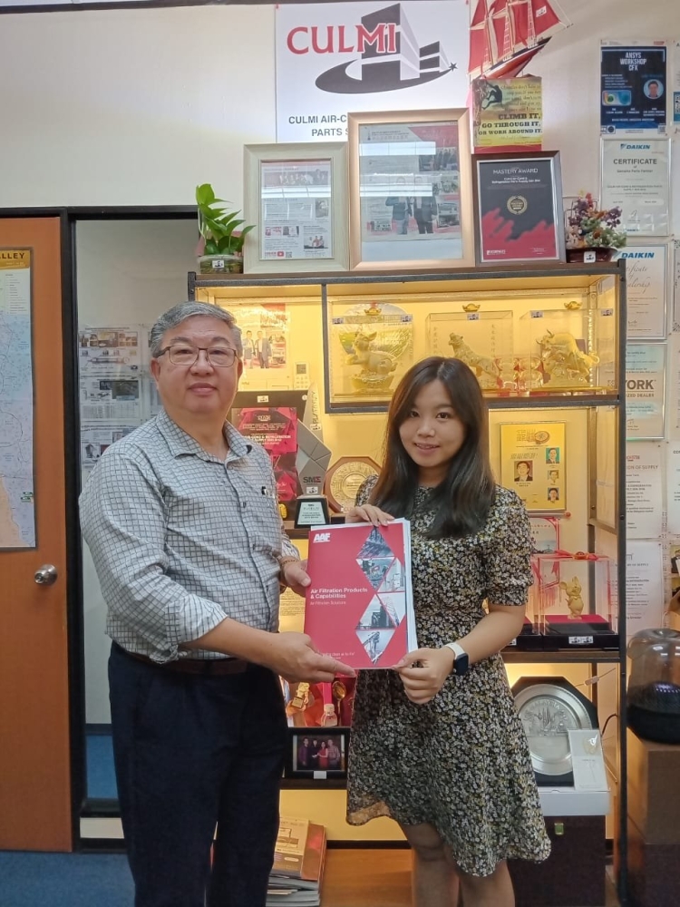 AMERICAN AIR FILTER MANUFACTURING SDN BHD (AAF) SALES ENGINEER VISIT ON 18-5-2023