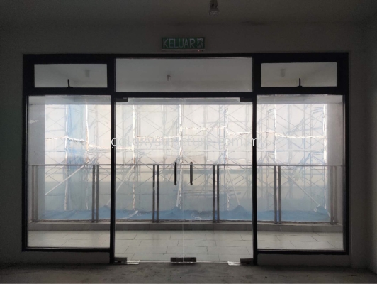 To Wash, Supply and Install Tinted Frosted Glass Door - Sunsuria Forum, Jln Setia Dagang Al, Setia Alam, 40170 Shah Alam, Selangor.
