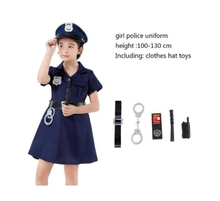 K0065 Girl Police Costume